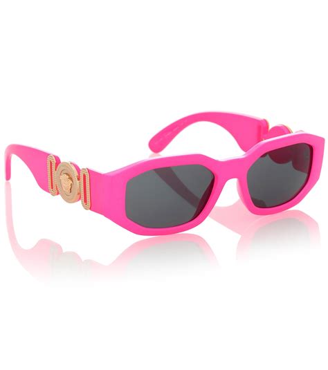 versace pink medusa glasses